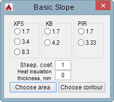 Basic Slope addon for CAD Systems
